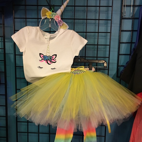 Tutu set baby unicorns 6 months to 4t - Picture 1 of 5